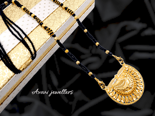 Gold Mangalsutra Pendant - Image 3