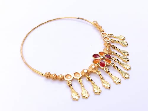 Gold Bridal Nath - Image 2