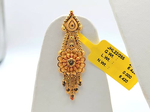 Gold Set ( Necklace with Jhale ) - Image 3