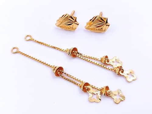 Two in One Sui Dhage (Earrings) - Image 4
