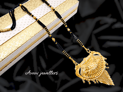 Gold Mangalsutra Pendant - Image 3