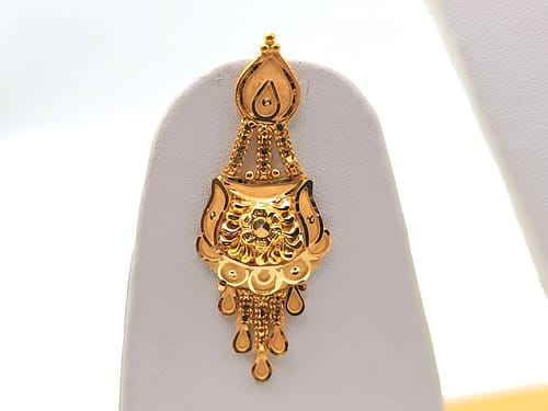 Gold Set ( Necklace with Jhale ) - Image 3