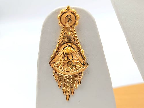 Gold Set ( Necklace with Jhale ) - Image 3