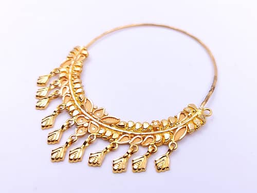 Gold Bridal Nath - Image 3