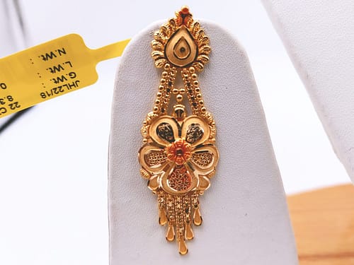 Gold Set ( Necklace with Jhale ) - Image 3