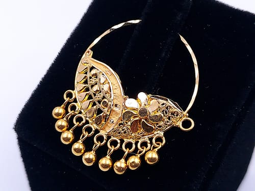 Gold Bridal Nath - Image 3
