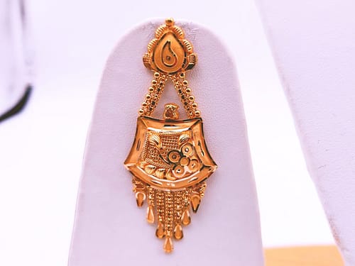 Gold Set ( Necklace with Jhale ) - Image 3