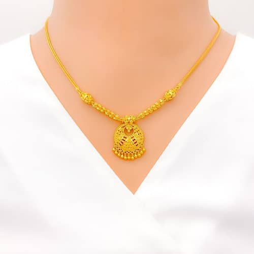 Festive Upscale Necklace Set - Image 4