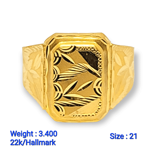 Gold Gents Ring