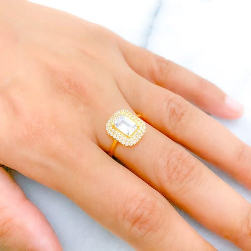 Iconic CZ Halo Ring - Image 3