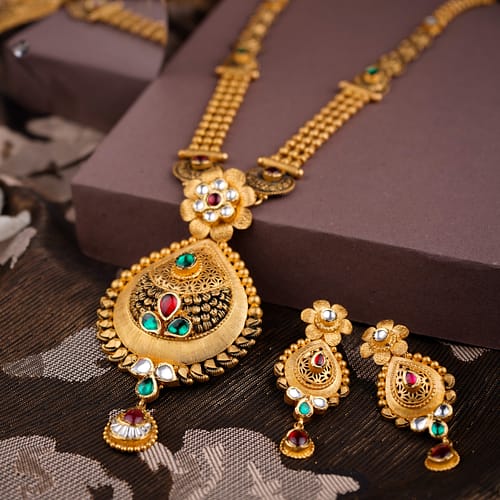 Long Antique Ranihar Sets