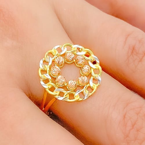 Majestic MultiTone Wreath Ring - Image 4