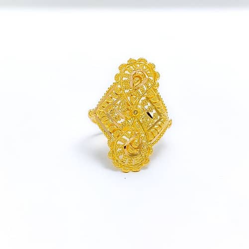 Dapper Twin Paisley Ring
