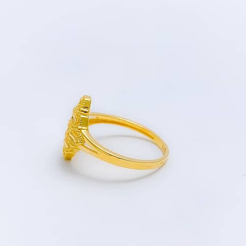 Delicate Gold Mesh Ring