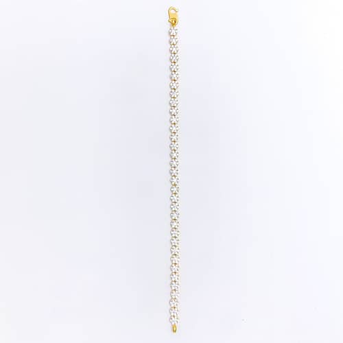 Impressive Floral Cluster CZ Bracelet - Image 4