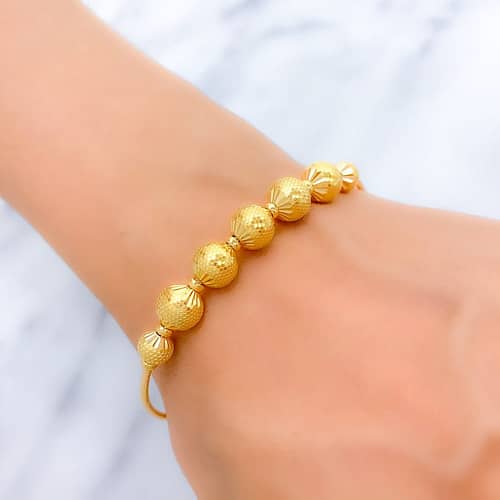 Upscale Disco Ball Wire Bracelet - Image 3