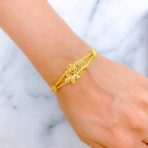 Elegant CZ Accented Bracelet - Image 3