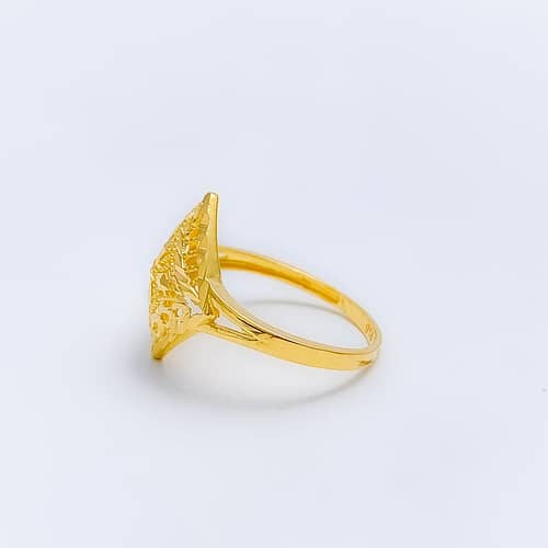 Contemporary Floral Filigree Ring - Image 3
