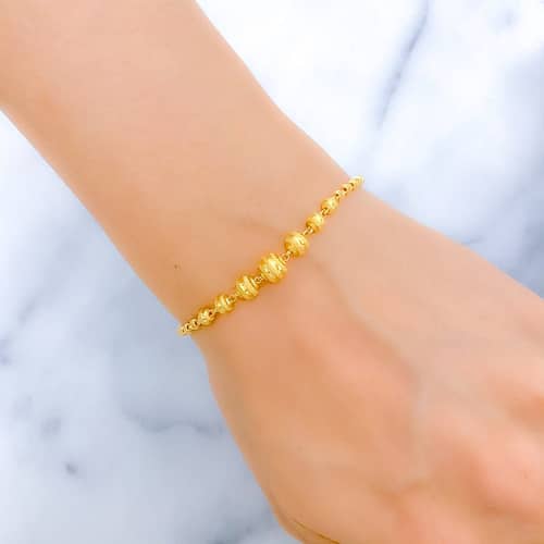 Delightful Textured Stripe Bracelet - Image 3