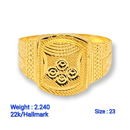 Gold Gents Ring