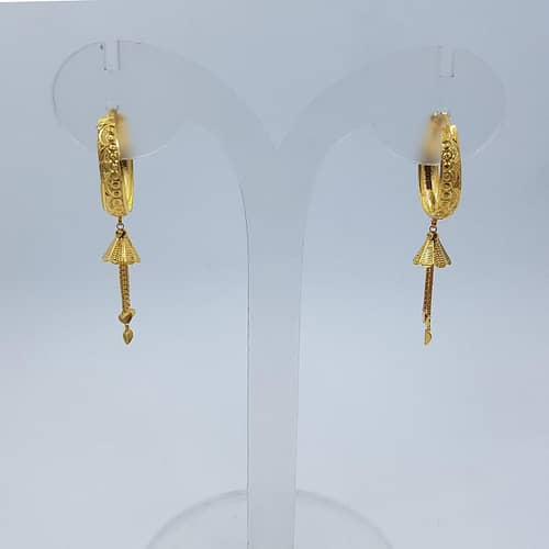 Folk Art Gold Bali Pair