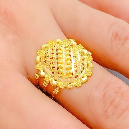 Exquisite Palatial Gold Ring - Image 2