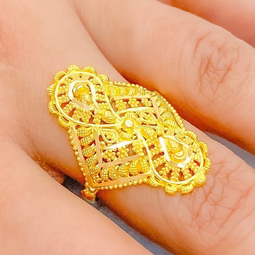 Dapper Twin Paisley Ring - Image 2