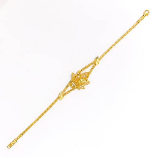 Detailed Floral Bracelet - Image 6