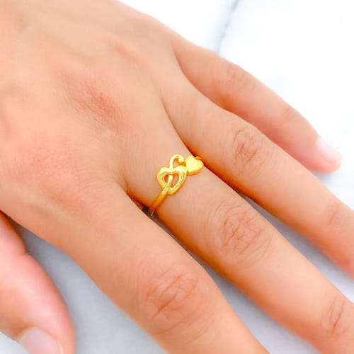 Graceful Heart Ring - Image 4