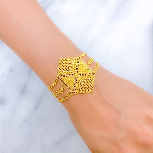 Exclusive Hexagon Statement Bracelet - Image 3