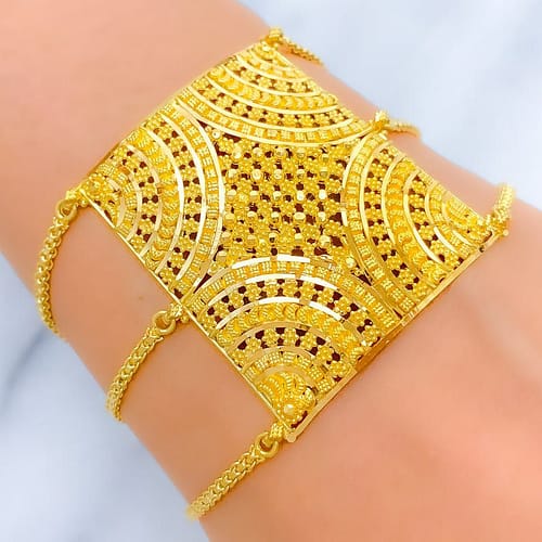 Intricate Jali Statement Bracelet - Image 2