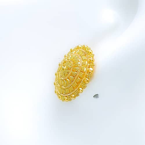 Refined Textured Top Earrings