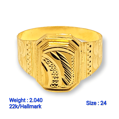 Gold Gents Ring