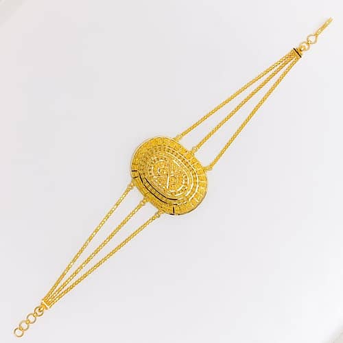 Oval Dome Statement Bracelet - Image 5