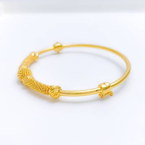 Upscale Beaded Bangle Bracelet - Image 5