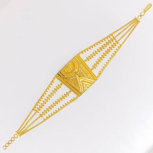 Bold Reflective Statement Bracelet - Image 4