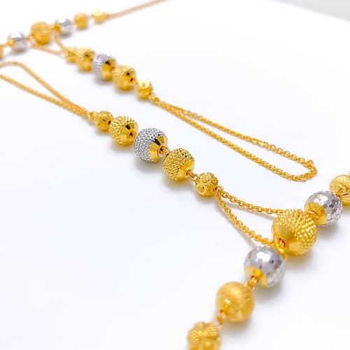 Contemporary Graduated Bead Pachangala Pair - Image 5