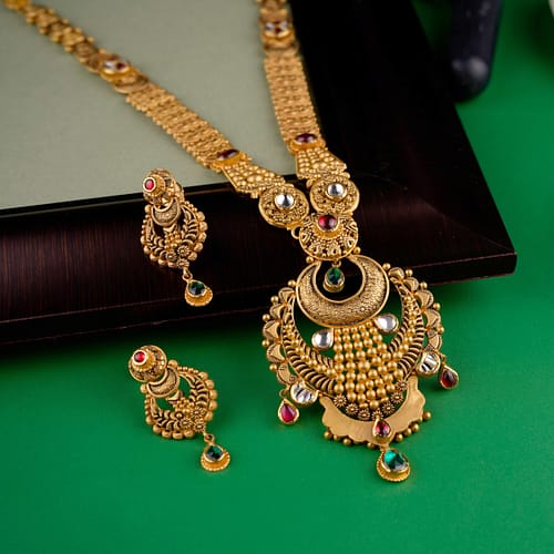 Long Antique Ranihar Sets