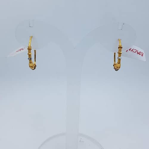 Gently Crafted Hoops Gold Bali