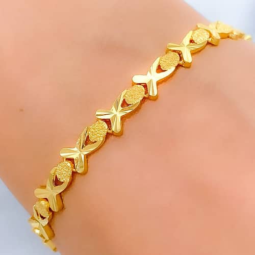 Dainty Sand Finish Bracelet - Image 2