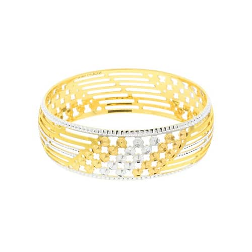 Sophisticated Twotone Bangle - Image 7