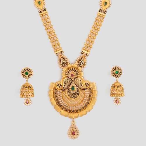 Long Antique Ranihar Sets - Image 2