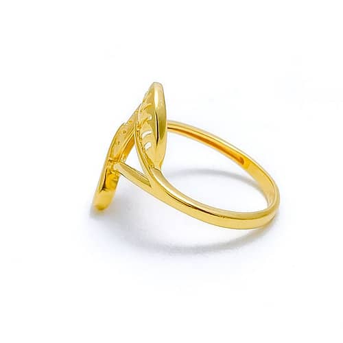 Mod Twin Leaf Ring - Image 3