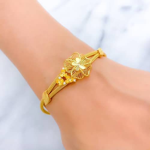 Contemporary Floral Bracelet - Image 2