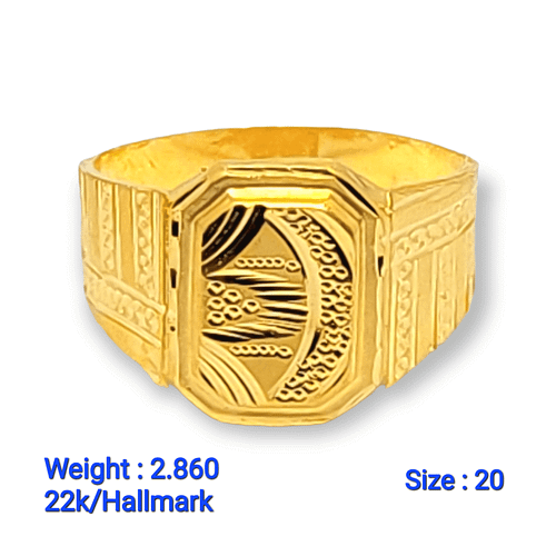 Gold Gents Ring