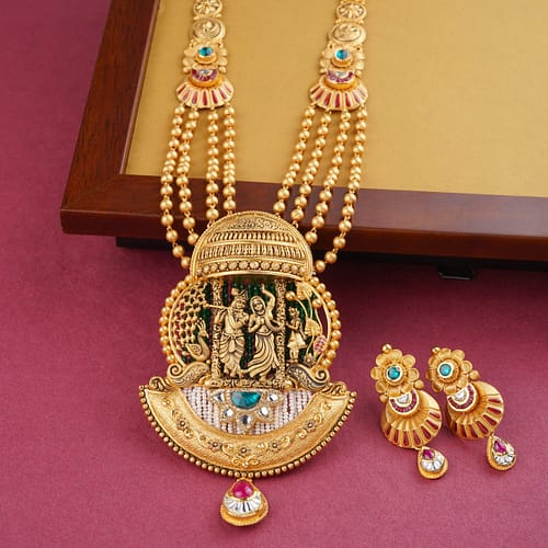 Long Antique Ranihar Sets