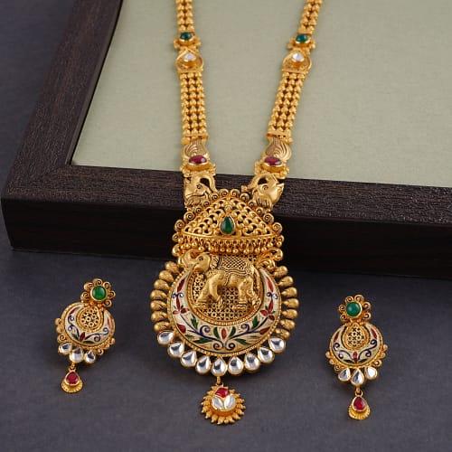 Long Antique Ranihar Sets
