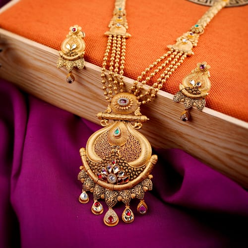 Long Antique Ranihar Sets