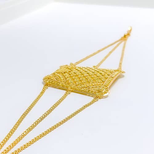 Detailed Evergreen Statement Bracelet - Image 5