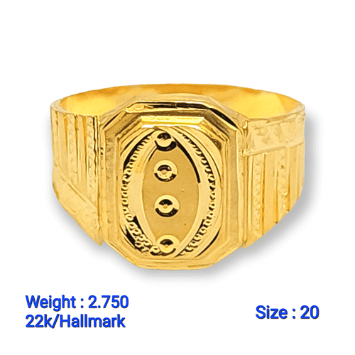 Gold Gents Ring
